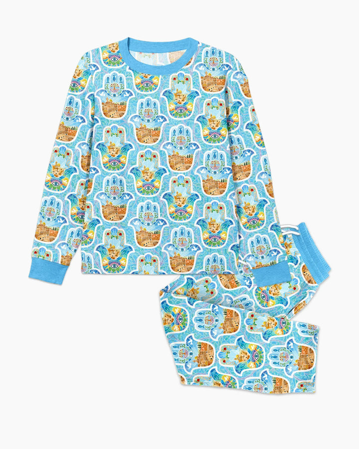plantilla Conjunto de Pijama de Bambú para Hombre