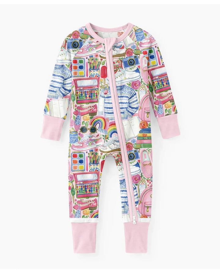 Gerippte Babykleidung mit individuellem Foto - Weich &amp; Skizzenhaft
