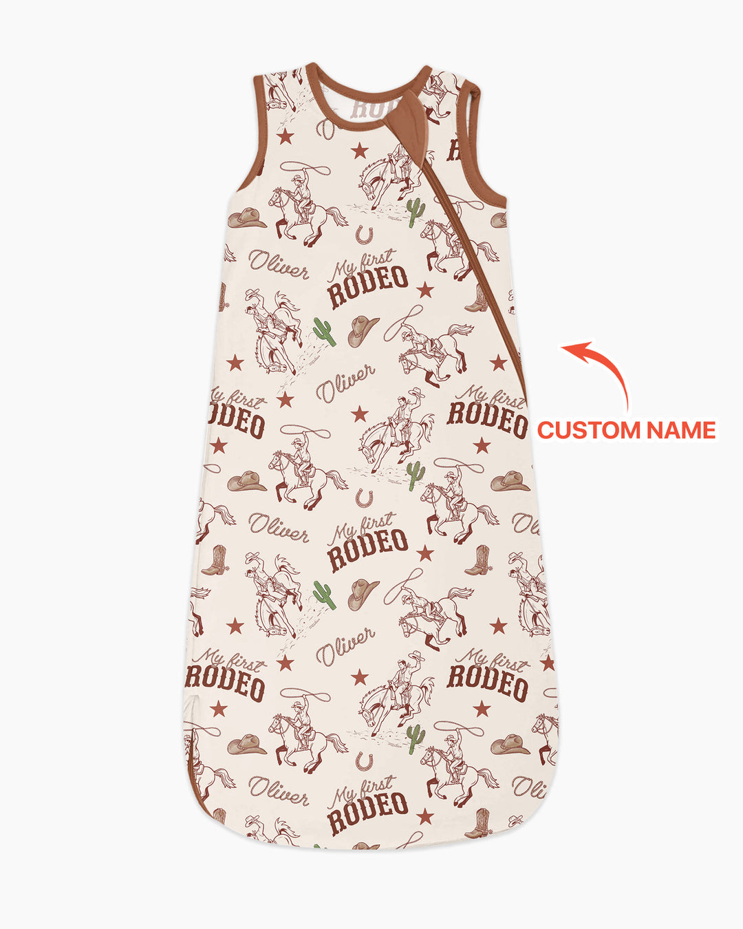 Custom Name First Rodeo Family Matching Bamboo Sleep Bag