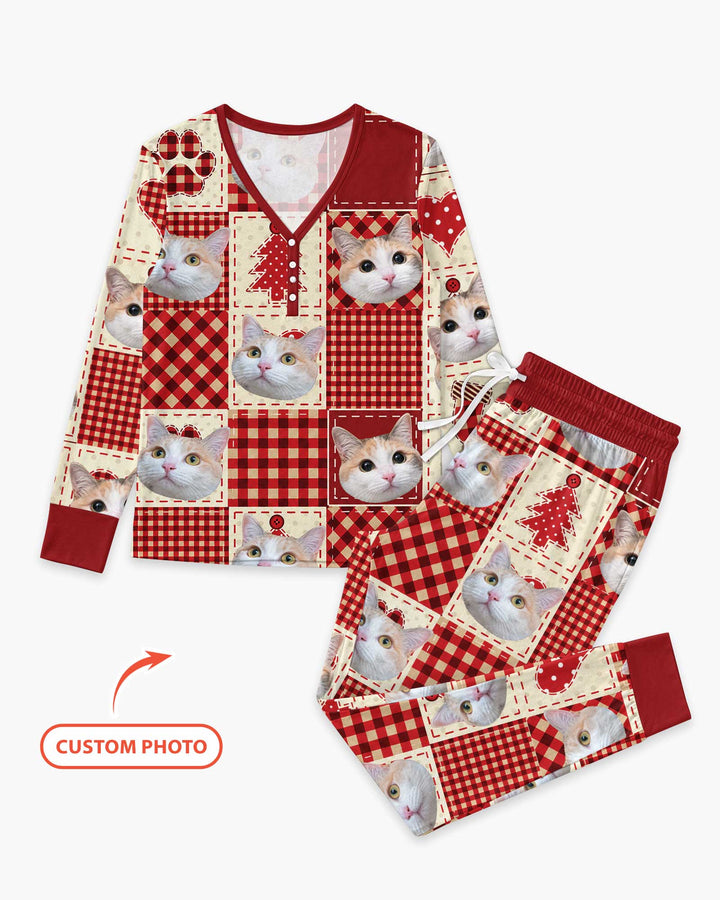 Christmas Ugly Pet Bamboo Women Pajama Set
