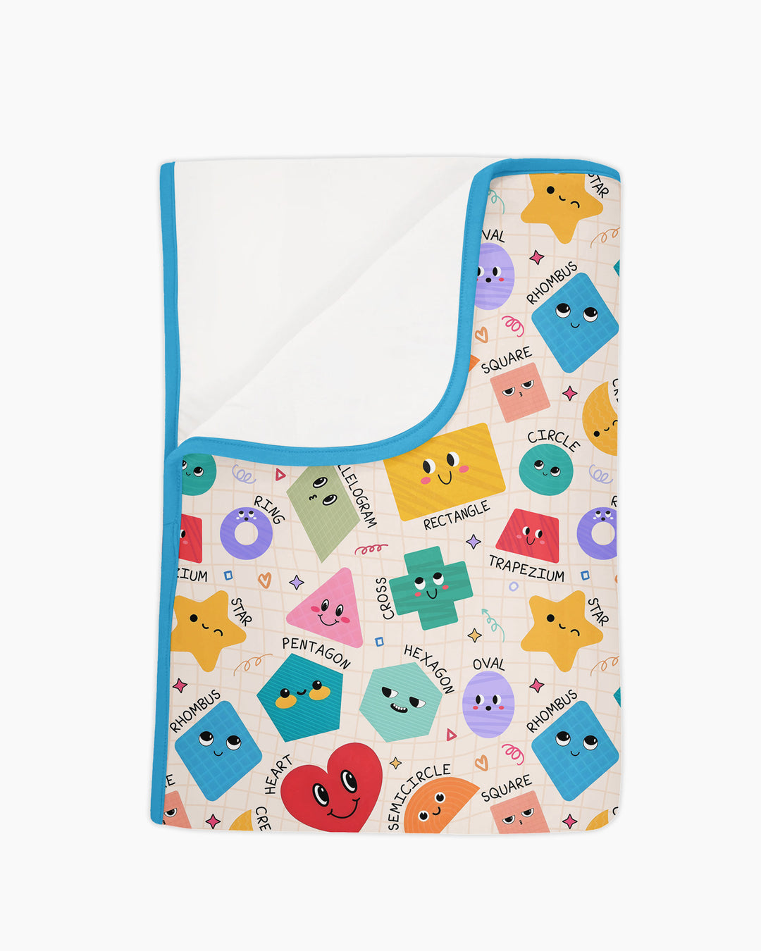 Happy Shape Squad Family Matching Bamboo Blanket