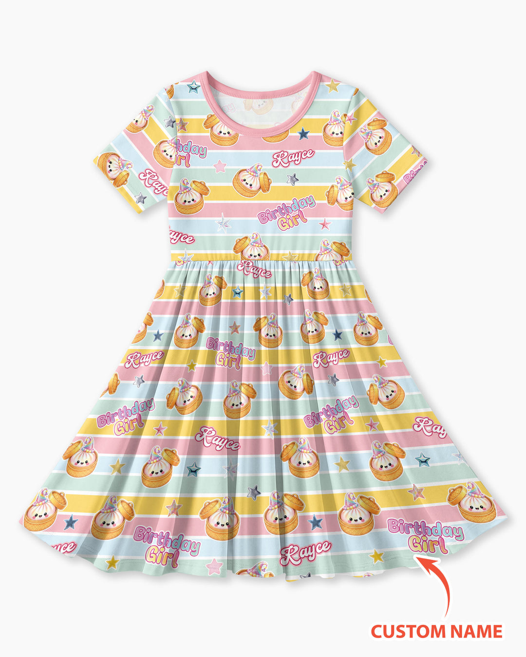 Vorlage Bambus Twirl Kleid