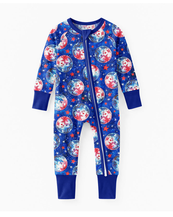 USA Disco Balls Bamboo Convertible Zippy