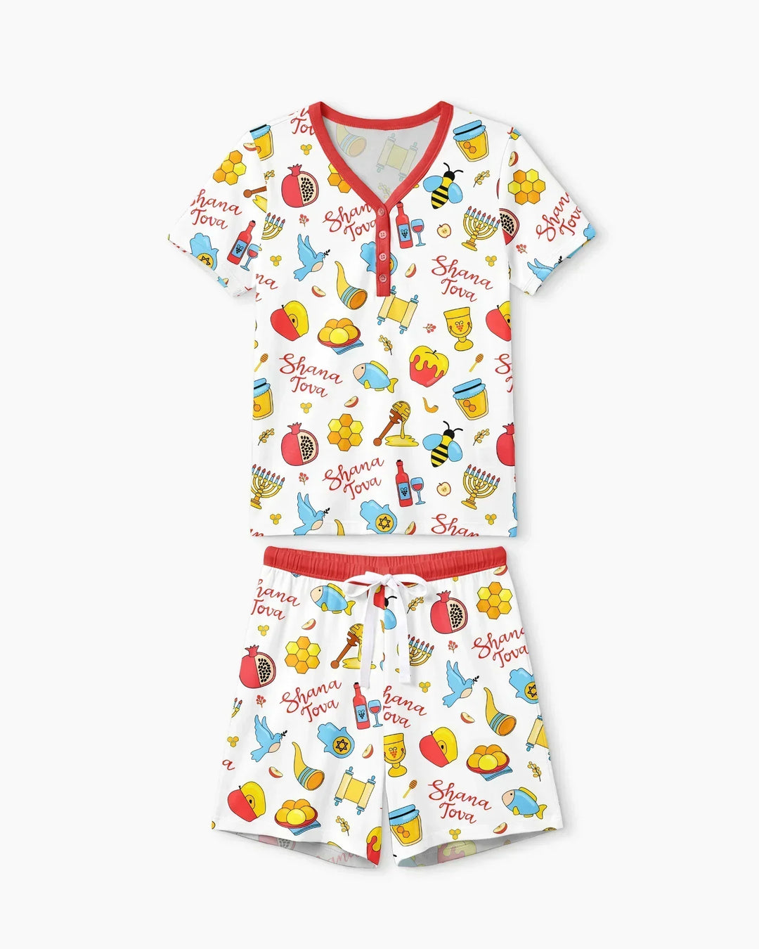 Shanah Tovah U'Metukah Bamboo Women Short Sleeve Short Pajama Set