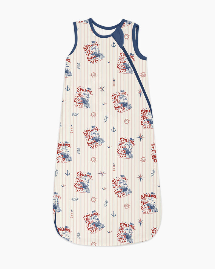 Spilling The Tea Since 1773 Family Matching Bamboo Sleep Bag