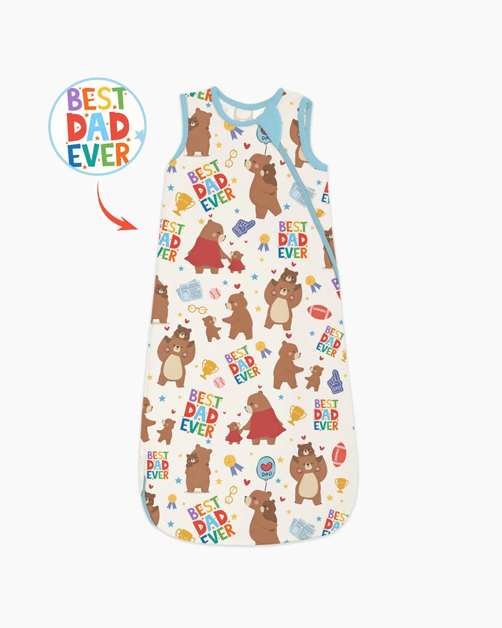 Best Daddy Bear Ever Family Matching Bamboo Sleep Bag