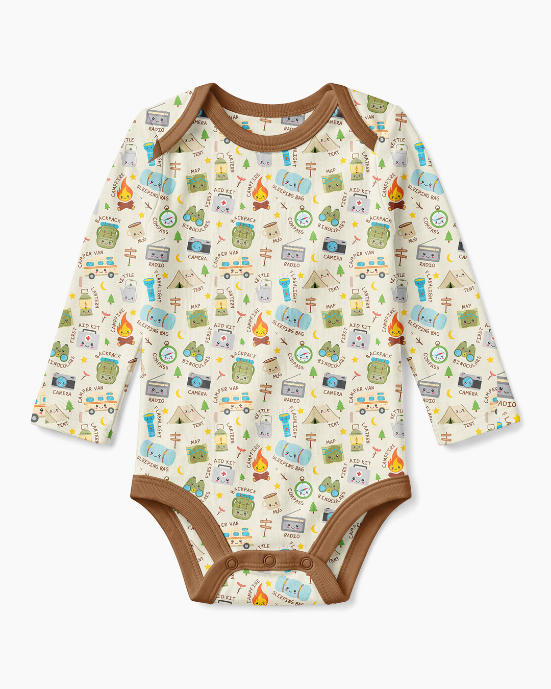 Gerippte Babykleidung mit individuellem Foto - Weich &amp; Skizzenhaft