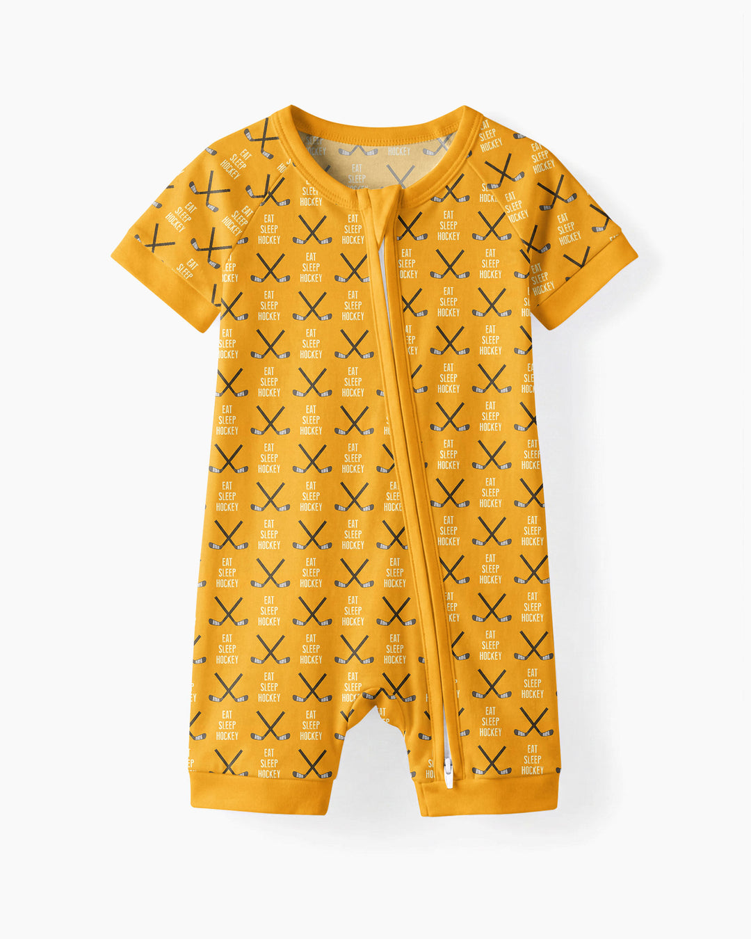Eat Sleep Hockey Bamboo Shorty Zippy
