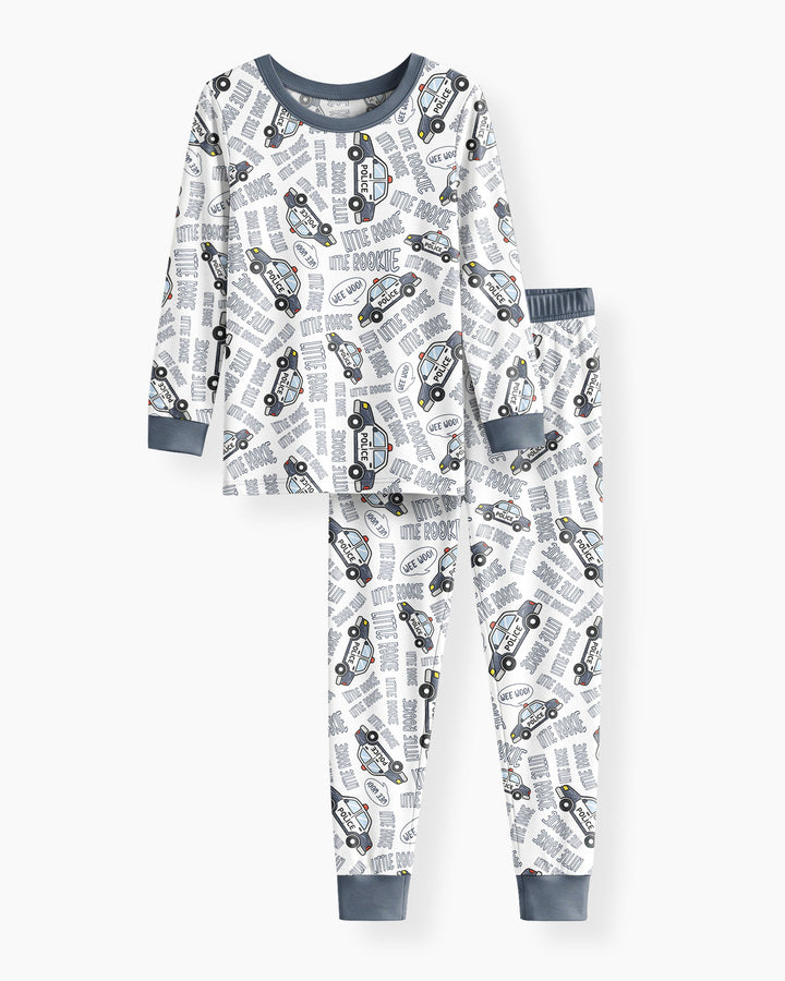 Little Rookie Bamboo Two Piece Long Sleeve Pajama Set