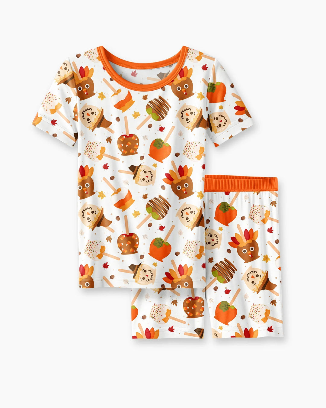 Schlafanzug-Set zweiteilig, kurze Ärmel, kurze Hose, Bambus