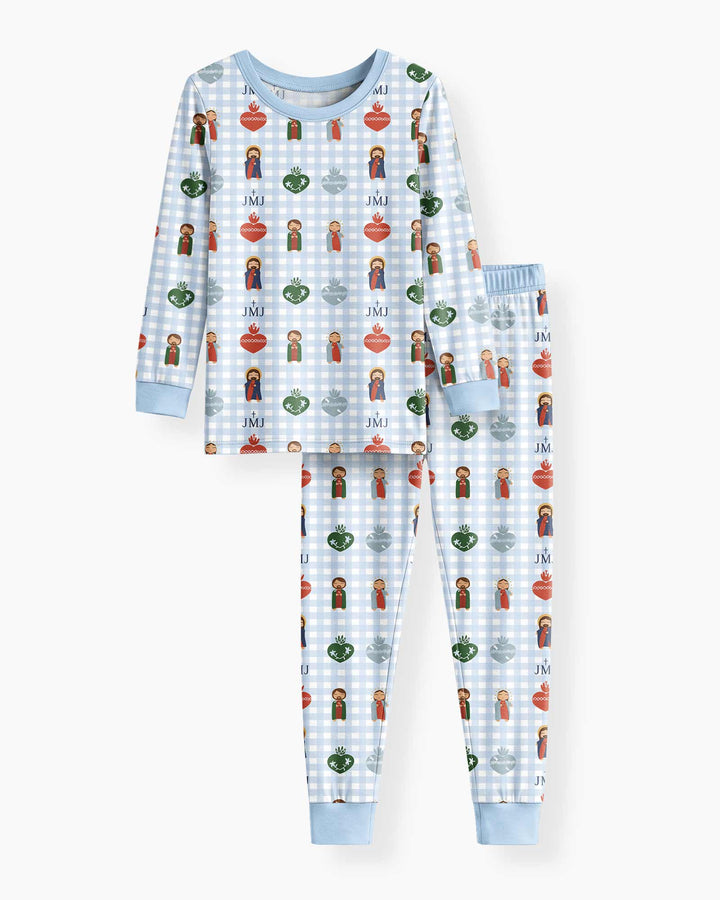 Holy Family Bamboo Two Piece Long Sleeve Pajama Set