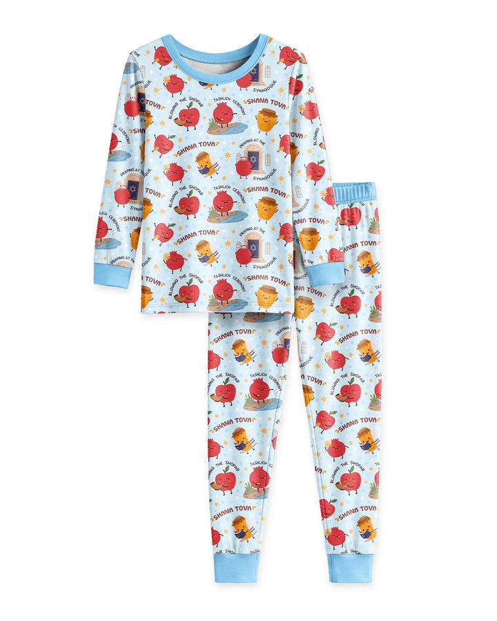 Sweet Sacred Moments Family Matching Bamboo Two Piece Long Sleeve Pajama Set
