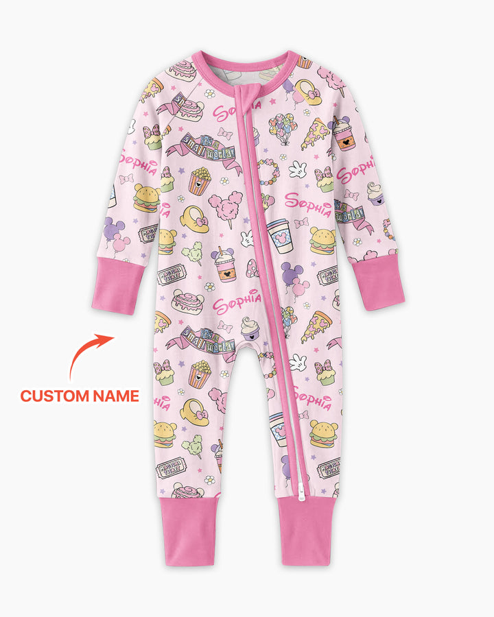 Custom Name Magical Trip Bamboo Convertible Zippy