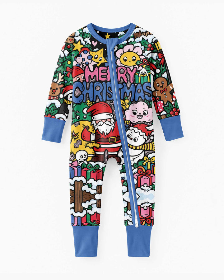 Merry Merry Christmas Bamboo Convertible Zippy