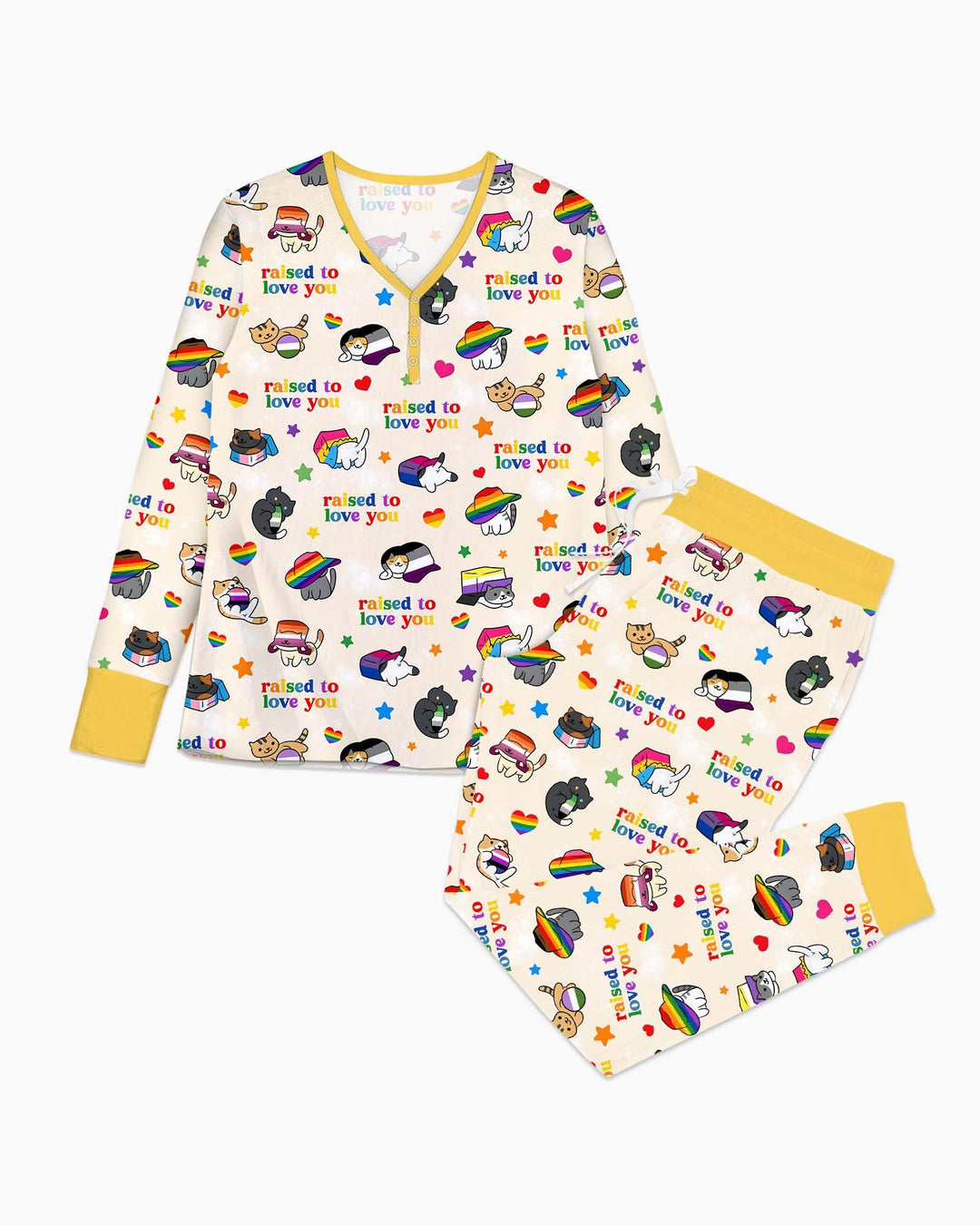 Plantilla de conjunto de pijama de mujer de bambú
