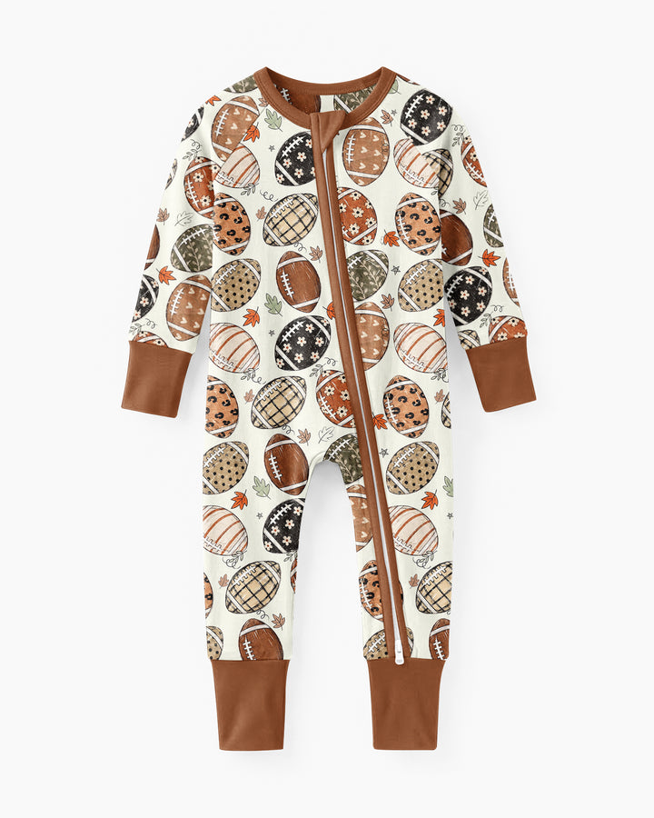 Boho Football Bamboo Convertible Zippy