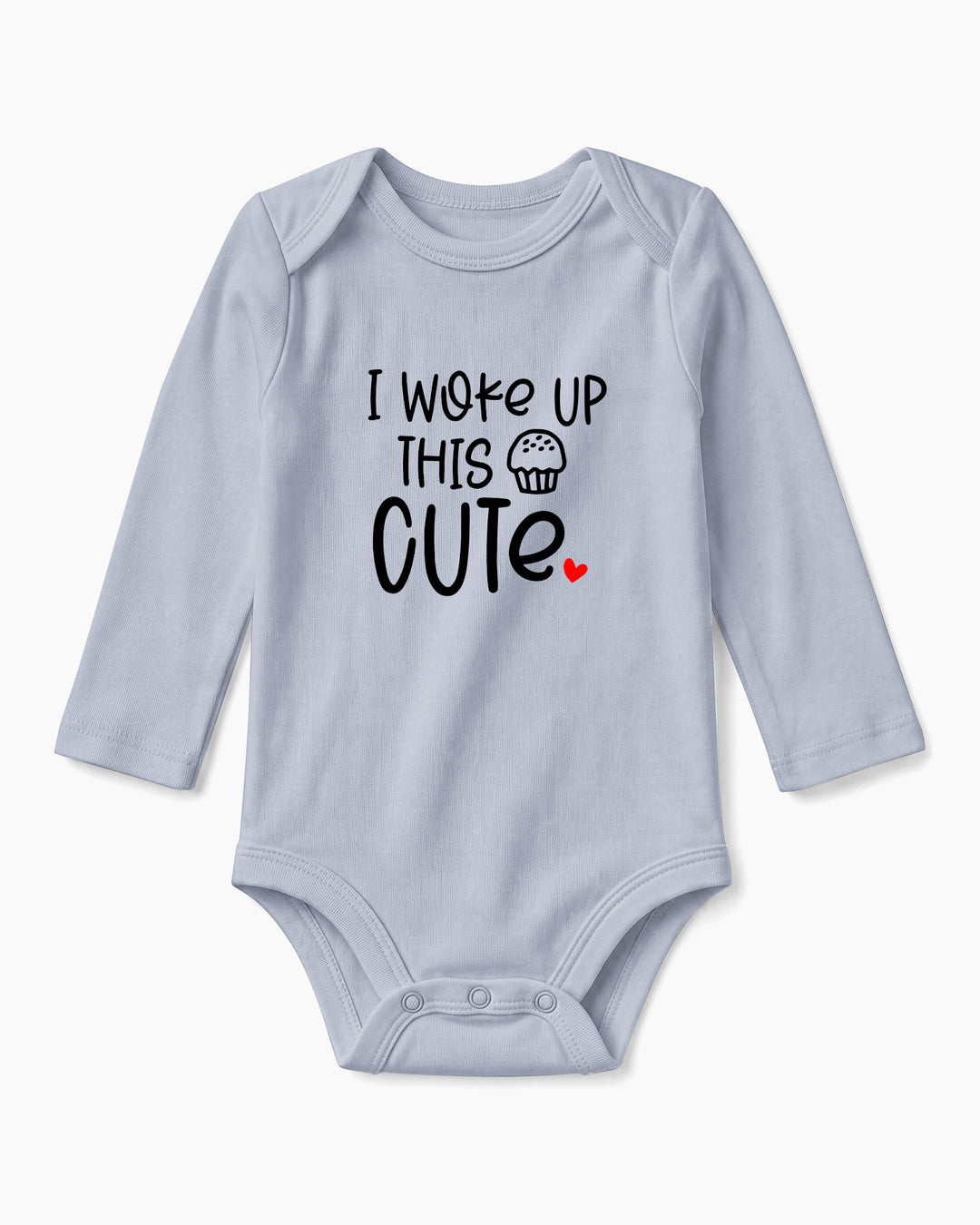 I Woke Up This Cute Cupcake Baby Bamboo Bodysuit
