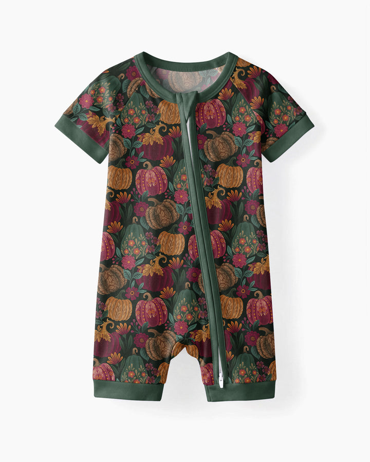 Velvet Pumpkins Bamboo Shorty Zippy