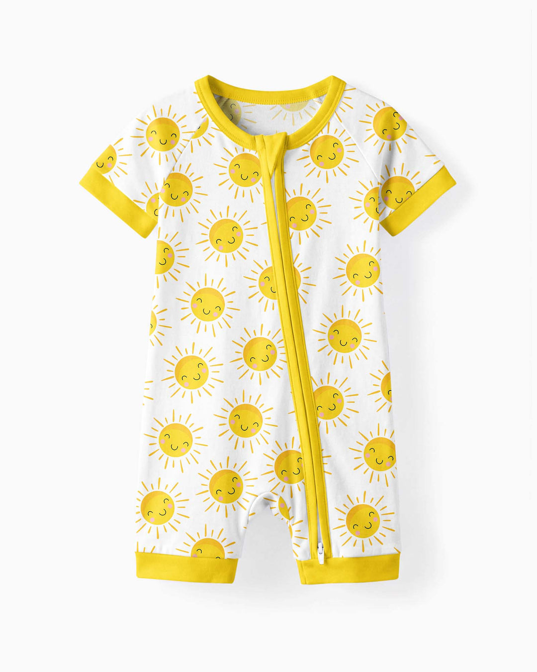 Sunshine Bamboo Shorty Zippered Romper