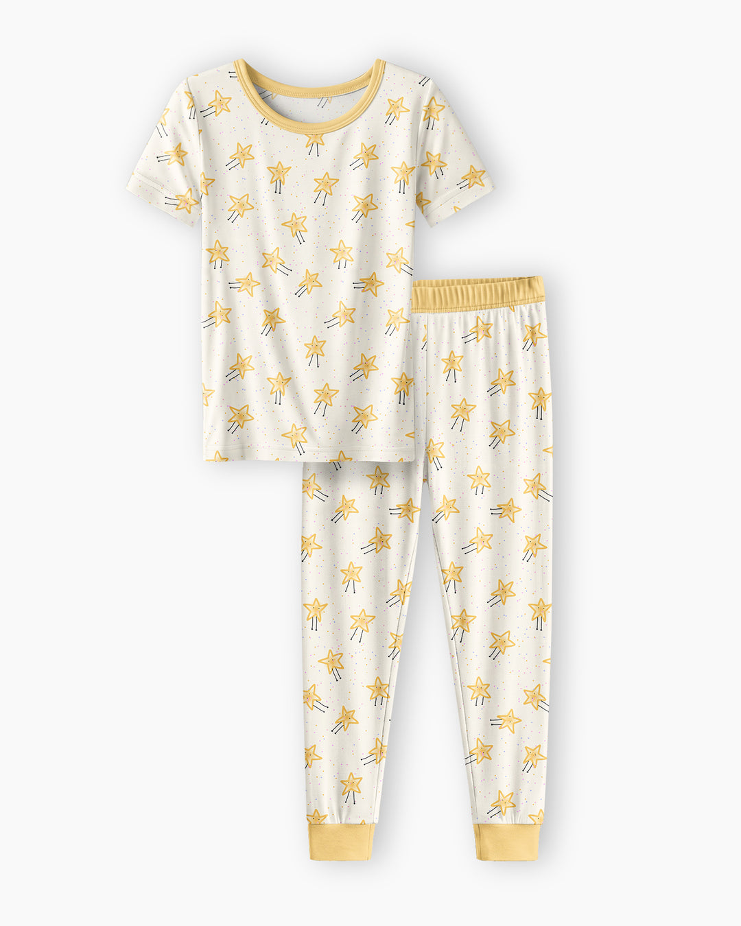 Zweiteiliges, kurzärmliges Pyjama-Set mit Marienkäfern