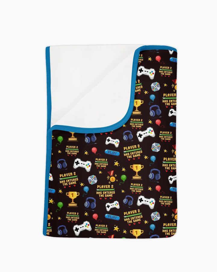 Leveled Up Daddy & Me Matching Bamboo Blanket