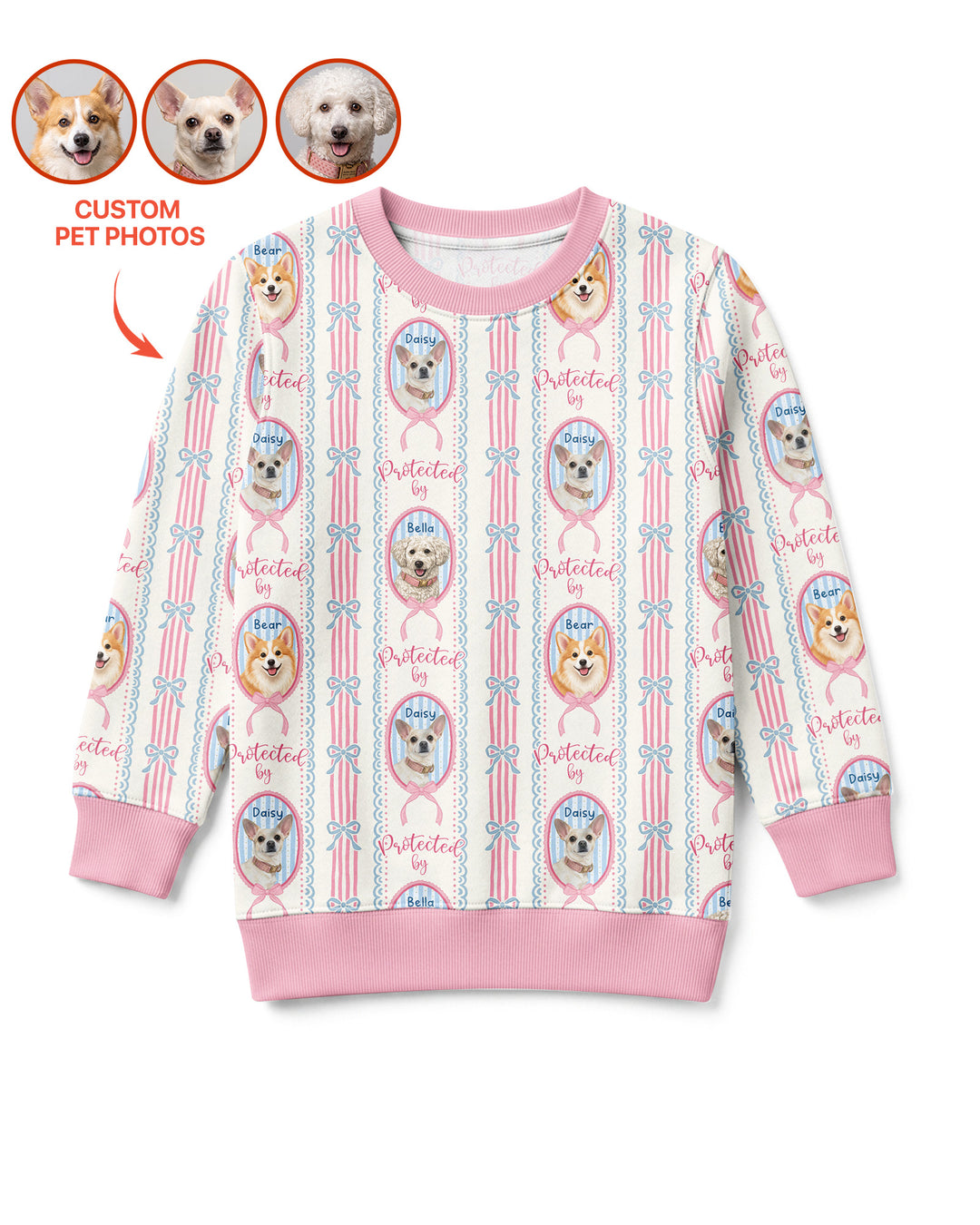 Custom Template Bambus-Rundhals-Sweatshirt