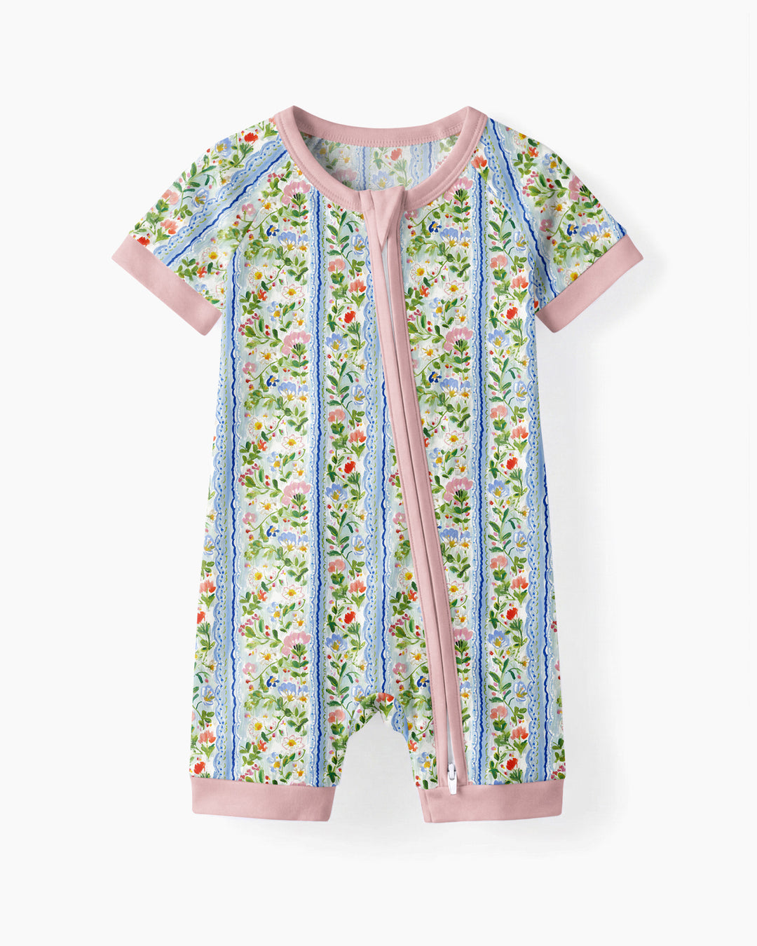 Paste Floral Girl Bamboo Shorty Zippy