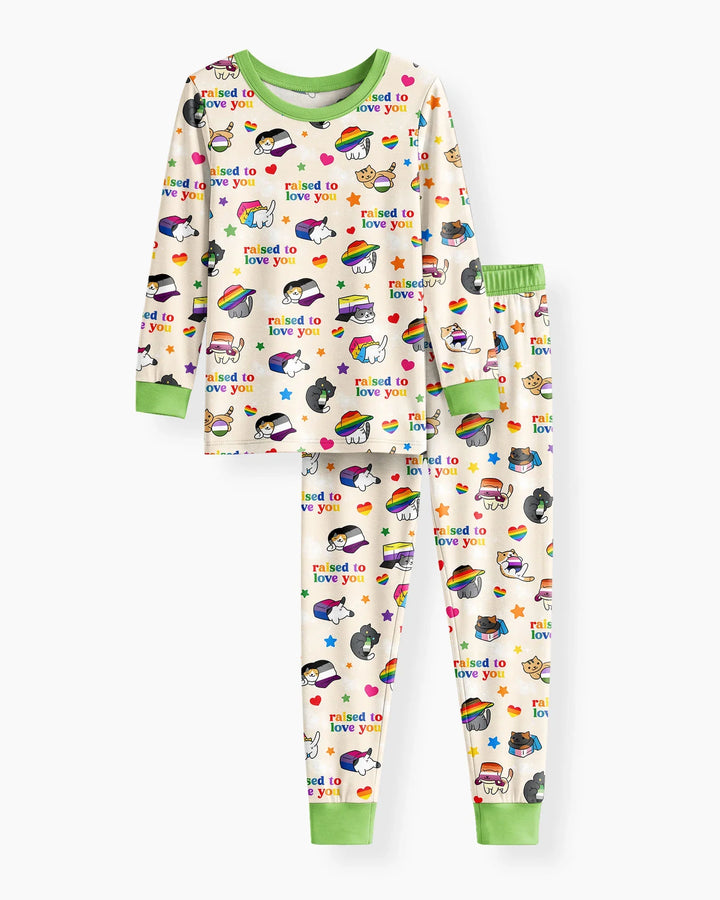 Conjunto de pijama de dos piezas de bambú con mangas largas, plantilla PERSONALIZADA
