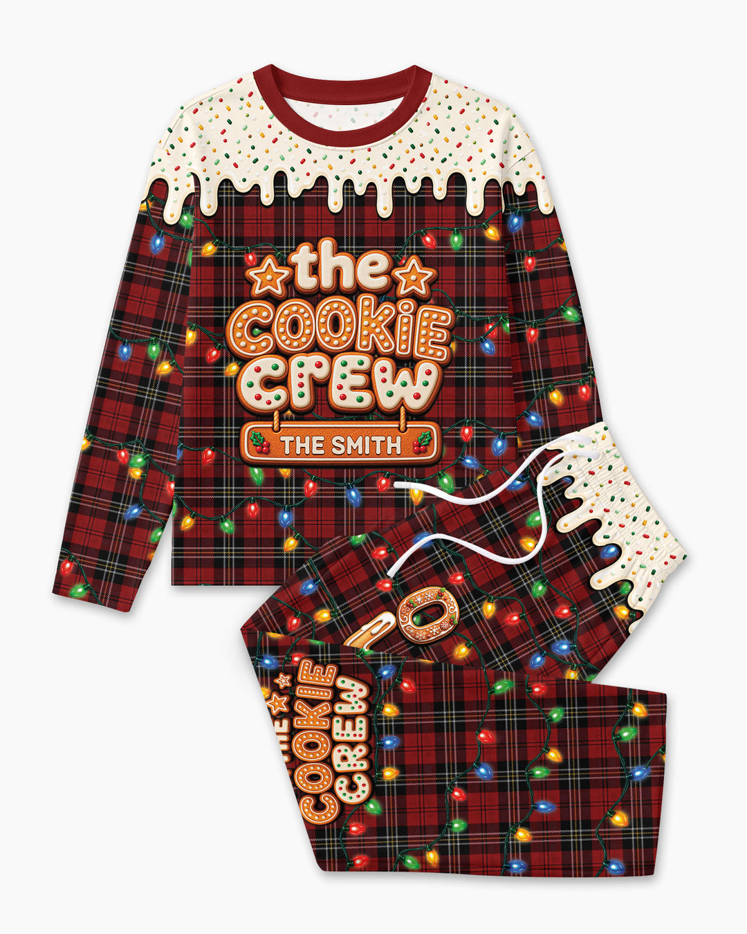 The Cookie Crew Custom Name Bamboo Men's Pajama Set