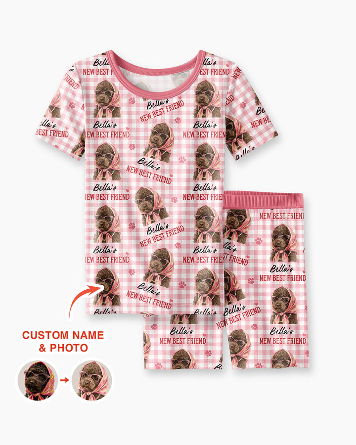 New Best Friend Bamboo Two Piece Short Sleeve Shorts Pajama Set