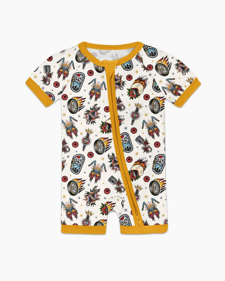 Born to Ride Together Family Matching Bamboo Shorty Zippy