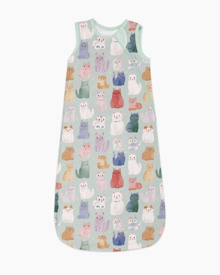 Enchanted Happy Kitty Family Matching Bamboo Sleep Bag