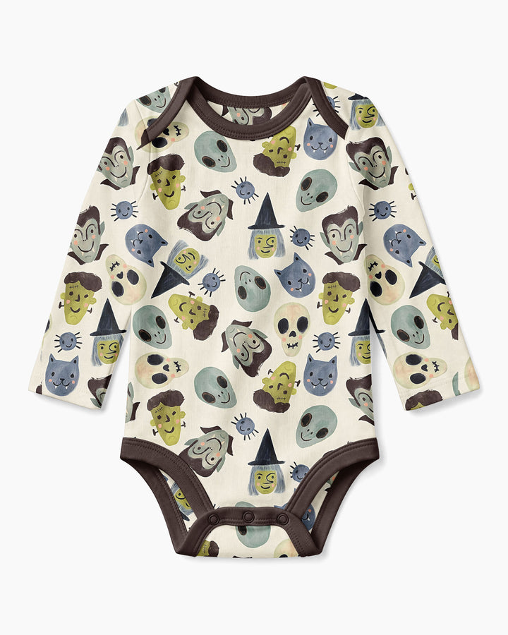 Halloween Face Bamboo Bodysuit