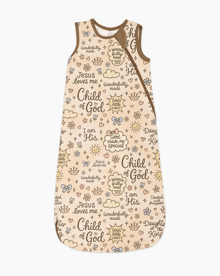 Child Of God Jesus Loves Me Bamboo Sleep Bag