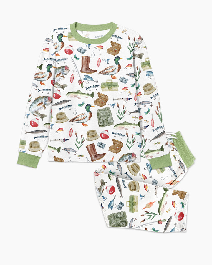 Daddy's Fishing Buddy Daddy& Me Matching Bamboo Men's Pajama Set
