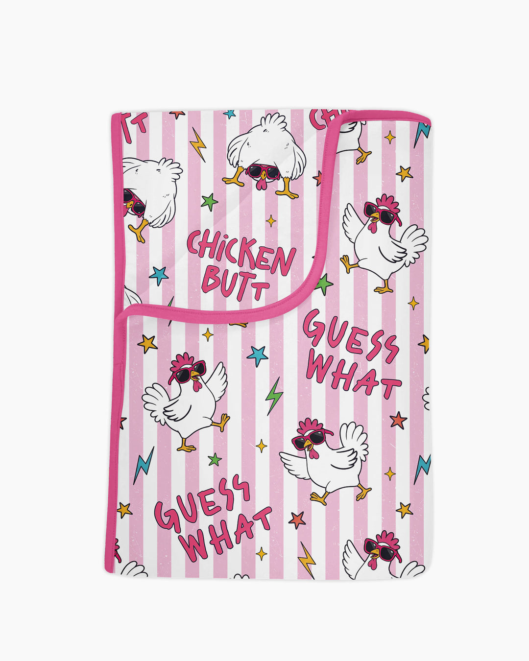 Guess What? Chicken Butt! Bamboo Blanket