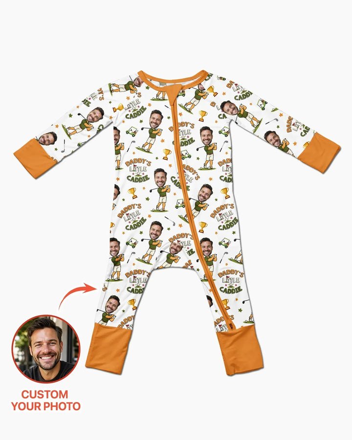 Custom Photo Daddy's Little Caddie Daddy & Me Matching Bamboo Convertible Zippy