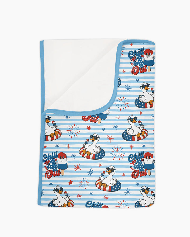 Chill the Fourth Out Bamboo Blanket