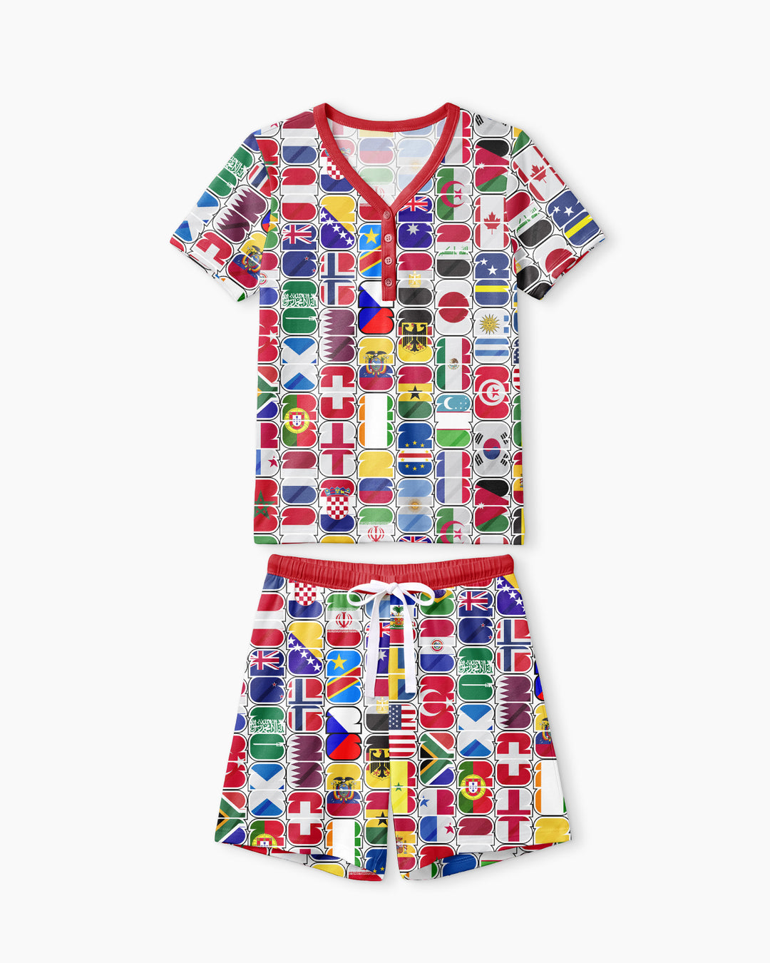 We Are 26 Family Matching Bamboo Women Short Sleeve Short Pajama Set