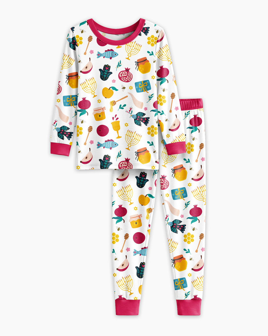 Pijama de dos piezas de bambú de manga larga El mejor papá del mundo