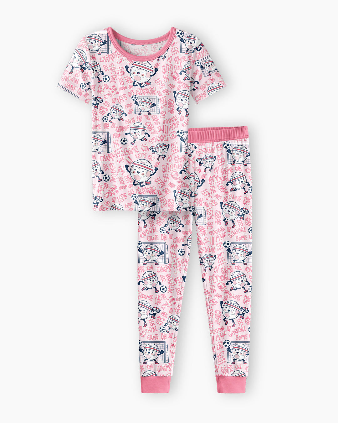 Zweiteiliges, kurzärmliges Pyjama-Set mit Marienkäfern
