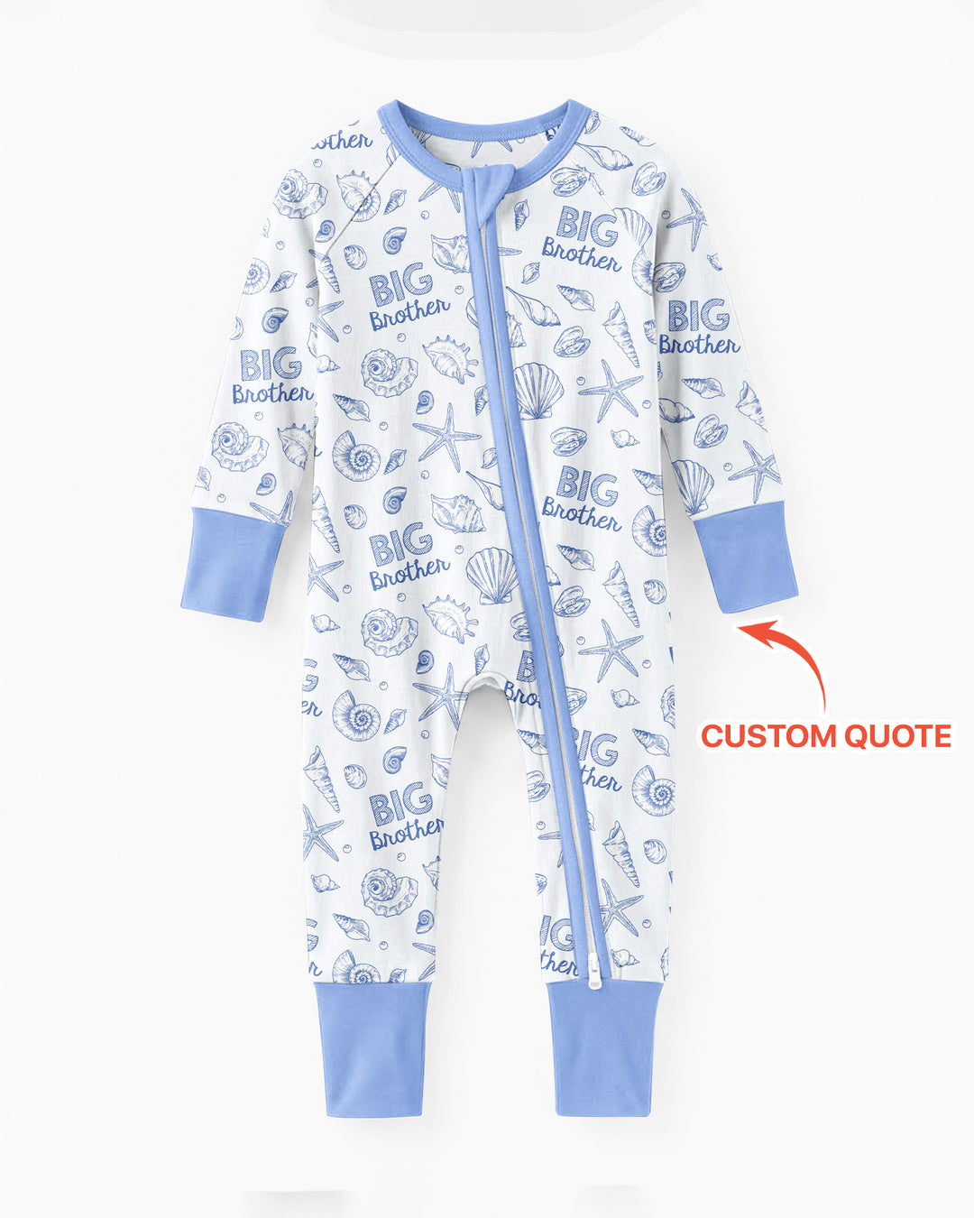 Coquette Seashell Matching Sibling Bamboo Convertible Zippy