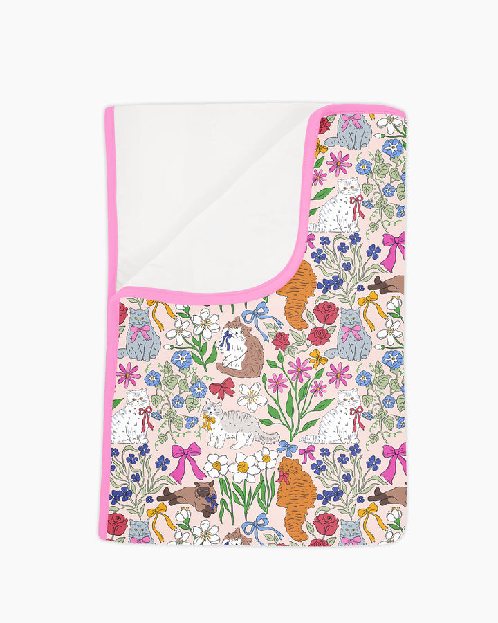 The Garden Cattery Mommy & Me Matching Bamboo Blanket
