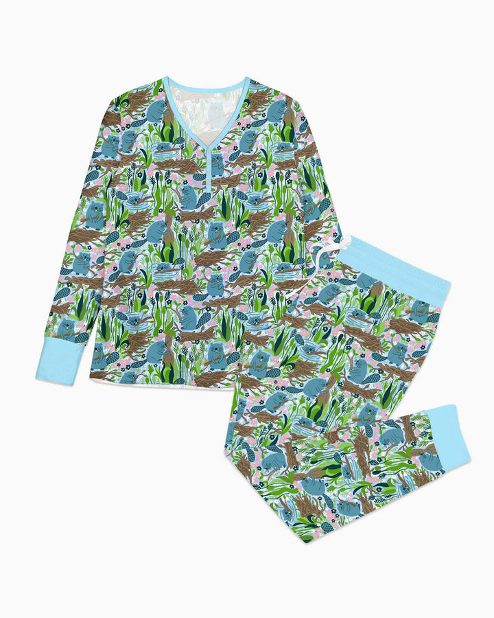 Little Dam Builders Bamboo Women Pajama Set