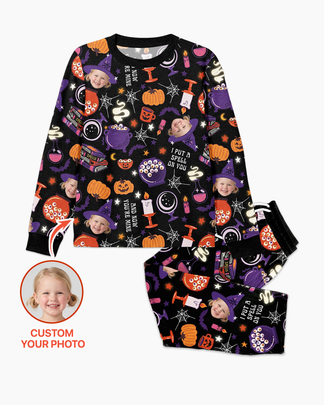 Halloween Little Witch Bamboo Men's Pajama Set