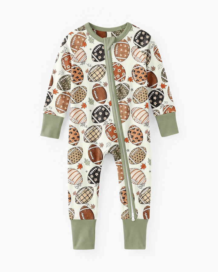 Boho Football Bamboo Convertible Zippy