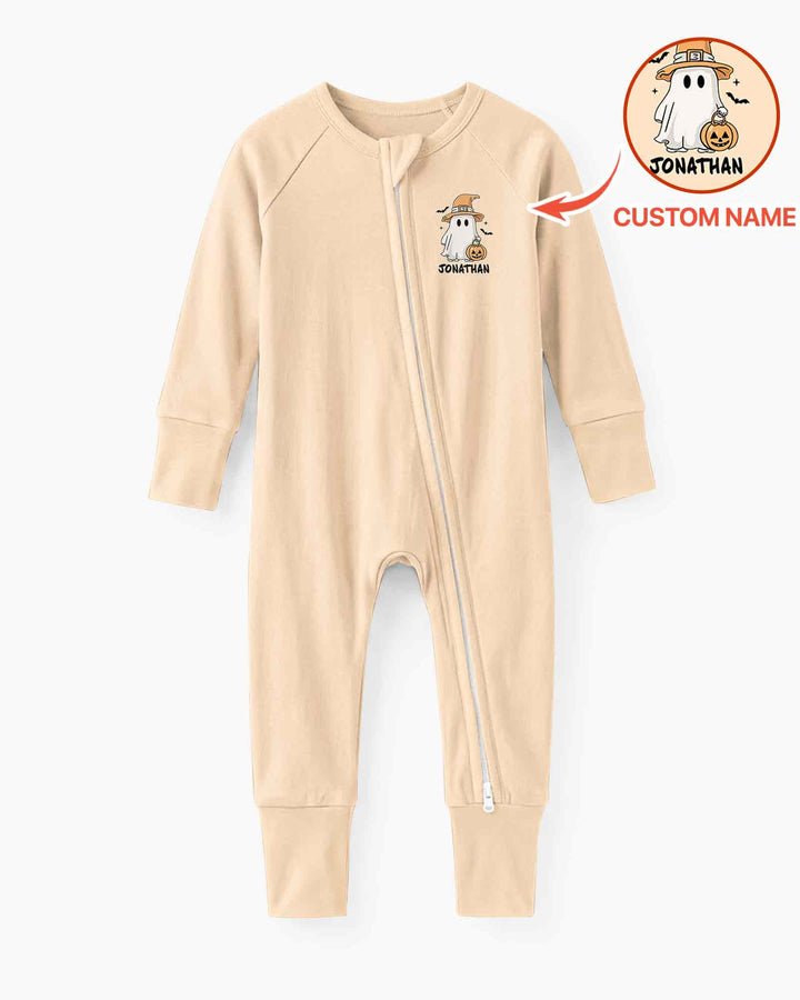 Personalized One Spooky Dude First Halloween Bamboo Convertible Zippy
