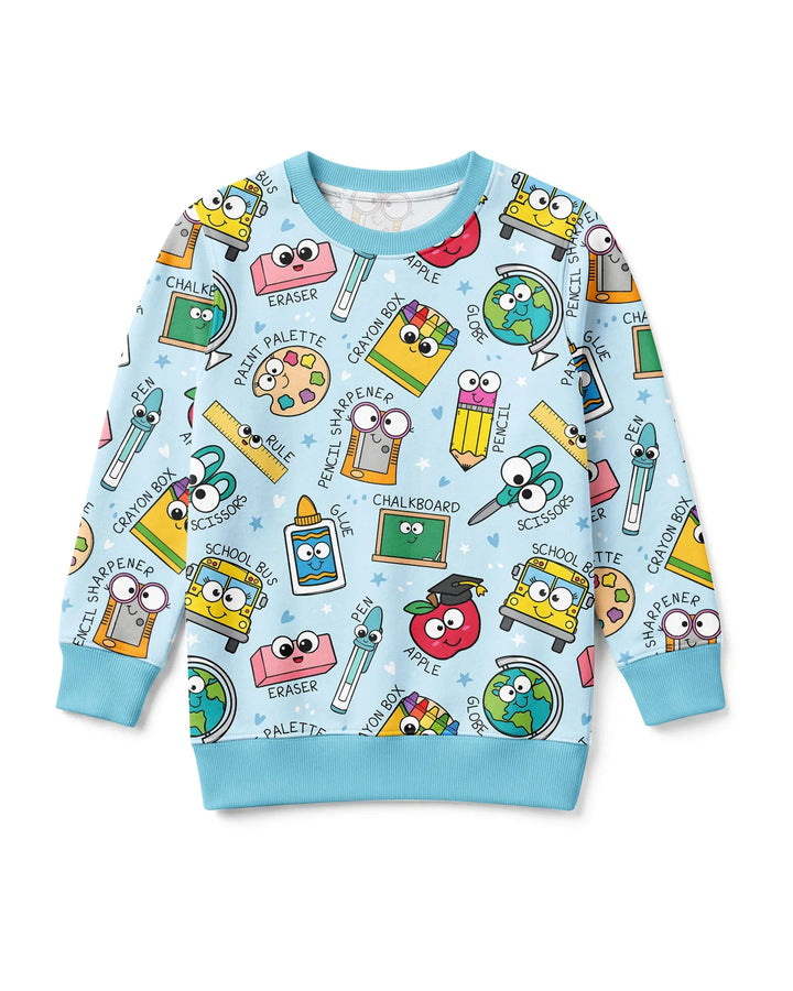 Happy School Pals Bamboo Crewneck Sweatshirt