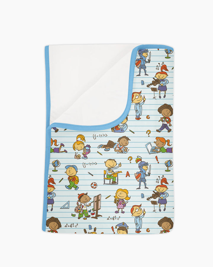 School Days Adventure Bamboo Blanket