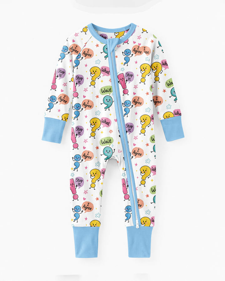 Punctuation Emotion Bamboo Convertible Zippy